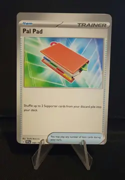 Pokemon: Scarlet & Violet - Pal Pad 182/198 - Miscut Error Card - Image 1