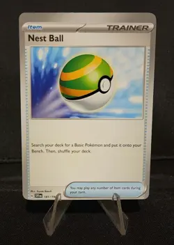 MISCUT Nest Ball Pokemon Error Card - Scarlet & Violet 181/198 - Image 1