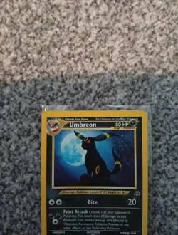 Pokemon Umbreon Neo Discovery Holo TCG Card 13/75 Card - Image 2