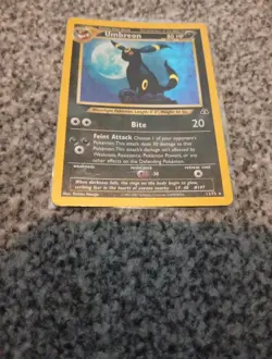 Pokemon Umbreon Neo Discovery Holo TCG Card 13/75 Card - Image 3