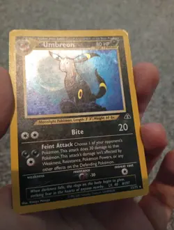 Pokemon Umbreon Neo Discovery Holo TCG Card 13/75 Card - Image 5