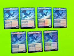 MTG Tarkir Dragonstorm - Lot of 7 Dirgur Island Dragon Showcase - Foil Cards - Image 1