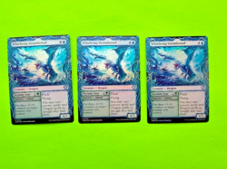 MTG Tarkir Dragonstorm - Lot of 3 Whirlwing Stormbrood Showcase - Foil Cards - Image 1
