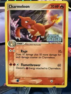 Charmeleon 29/100 Crystal Guardians Reverse Holo Pokemon Card 2006 - Image 1