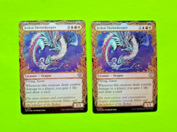 MTG Tarkir Dragonstorm - Lot of 2 Jeskai Shrinekeeper Showcase - Foil Cards - Image 1
