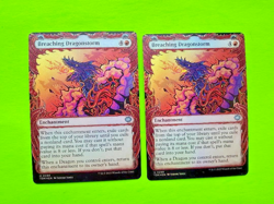 MTG Tarkir Dragonstorm - Lot of 2 Breaching Dragonstorm Showcase - Foil Cards - Image 1