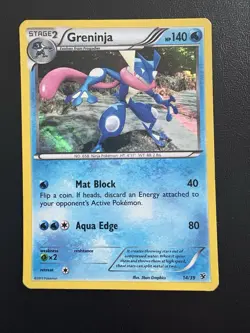 Pokemon Greninja TCG Starter Card 14/39 XY Kalos Non-Holo - Image 1