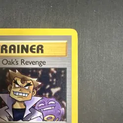 Imposter Oak’s Revenge Team Rocket 76/82 Vintage Pokemon Card NM - Image 3