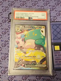 Iono's Bellibolt EX 188/159 PSA 9 SV09 Holo Card Journey Together - Image 1