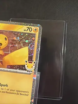 Pikachu 051 /162 Stamped 2026 Pokemon Day 30th Anniversary Promo Cosmos w/ SWIRL - Image 5