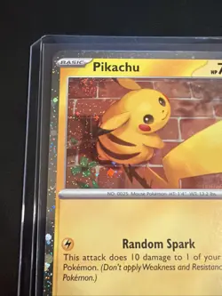 Pikachu 051/162 Stamped 2026 Pokemon Day 30th Anniversary Promo Cosmos w/ SWIRL - Image 5