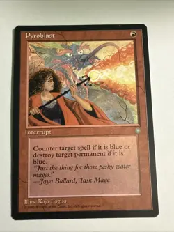 Mtg Pyroblast - Magic the Gathering Pyroblast Played - Image 1