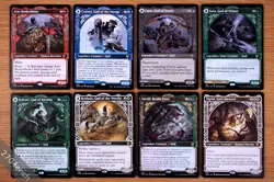 Set of 8 Kaldheim Rare Legendary Showcase Creatures *NM* Magic MTG Cosima, God - Image 1
