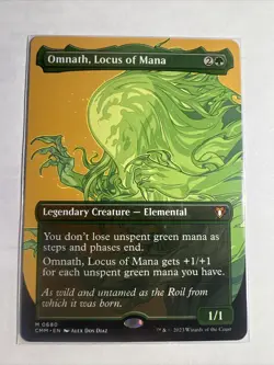 Mtg. Omnath, Locus of Mana. Borderless. Commander Masters. - Image 1