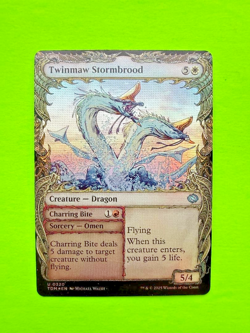 MTG Tarkir Dragonstorm - Twinmaw Stormbrood - Rare Foil - Image 1