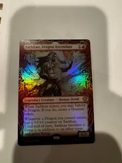 Sarkhan, Dragon Ascendant Tarkir Dragonstorm Showcase Foil NM MTG - Image 1