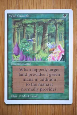 Wild Growth / Unlimited *NM Unplayed* (English Magic the Gathering MTG) - Image 1