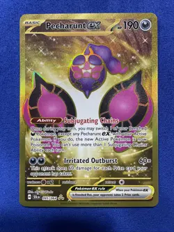 Pecharunt ex 095/064 Pokemon Sv: Shrouded Fable Ultra Rare Gold - Image 1