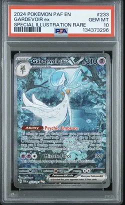 2024 POKEMON PAF EN-PALDEAN FATES SPECIAL ILLUSTRATION RARE GARDEVOIR EX PSA 10 - Image 1