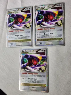 Played Garchomp C LV.X - Holo #DP46 Diamond and Pearl Promo Pokemon TCG - Image 3