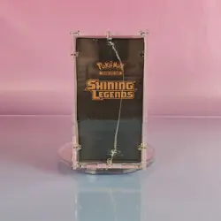 SHINING LEGENDS POKEMON ELITE TRAINER BOX ENGLISH OVP SEALED ACRYLIC CASE - Image 2