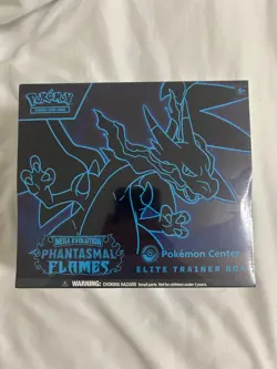 Phantasmal Flames Pokemon Center Elite Trainer Box ETB SEALED PC Centre - Image 1
