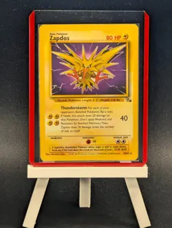 Pokemon TCG Zapdos 30/62 Fossil MP - Image 1