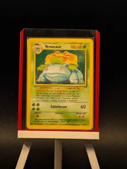 Pokemon TCG Venusaur Base Set (Unlimited) H Holo 15/102 LP - Image 1