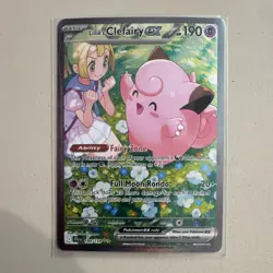 Pokemon Lillie's Clefairy EX 184/159 Journey Together Special Illustration Rare. - Image 1
