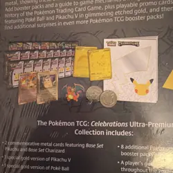Pokemon TCG Celebrations Ultra-Premium Collection Box English Pikachu Charizard - Image 4