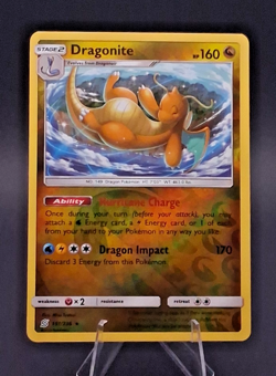 Pokemon Dragonite 151/236 Reverse Holo Unified Minds NM/LP Rare 2019 TCG - Image 1