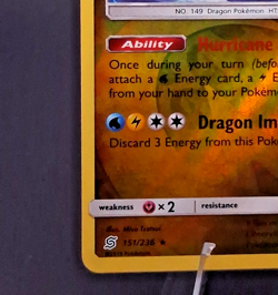 Pokemon Dragonite 151/236 Reverse Holo Unified Minds NM/LP Rare 2019 TCG - Image 5