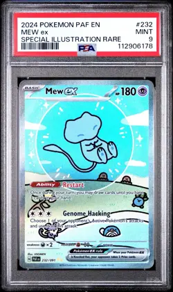 Mew ex “Bubble Mew” SIR - 2024 Pokemon Paldean Fates - PSA 9 Gem Mint - Image 1