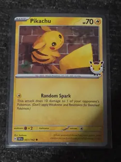 Pokemon Tcg Pikachu 051/162 Pokemon Day 2026 Promo Stamped - Image 1