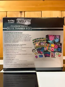 Pokemon Center Exclusive TCG Sword Shield Evolving Skies ETB Elite Trainer Box - Image 2