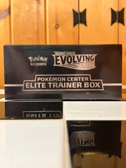 Pokemon Center Exclusive TCG Sword Shield Evolving Skies ETB Elite Trainer Box - Image 3