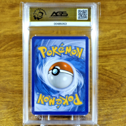 Pokemon Cosmic Eclipse Black Star Promo Stamped Entei SM219 AGS Mint+ 9.5 2019 - Image 3