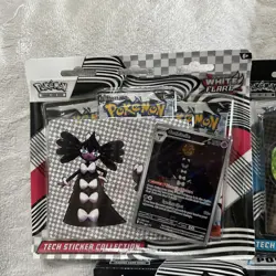 Pokemon TCG Black Bolt White Flare Tech Sticker Collections + Poster Collection - Image 2