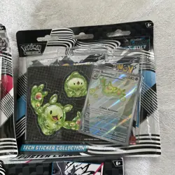 Pokemon TCG Black Bolt White Flare Tech Sticker Collections + Poster Collection - Image 3