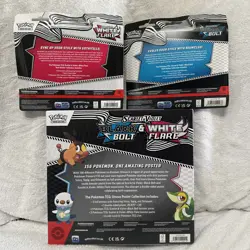 Pokemon TCG Black Bolt White Flare Tech Sticker Collections + Poster Collection - Image 5