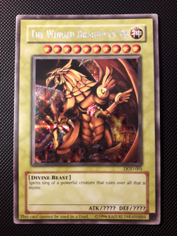 Yu-Gi-Oh! The Winged Dragon of Ra, DOD-001, Secret Rare, Englisch, EX/Back Good - Image 1