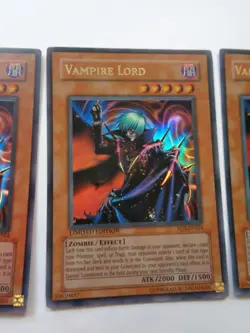 Playset: 3x Vampire Lord RDS-ENSE4 (Ultra Rare, Limited Ed, Lightly Played / LP) - Image 4