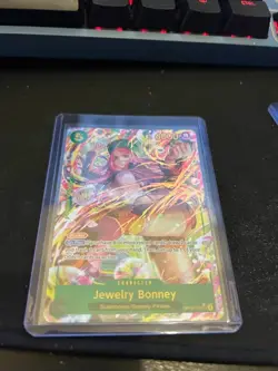 Jewelry Bonney OP12-118 SEC parallel Alt Art One Piece TCG Legacy Master English - Image 1