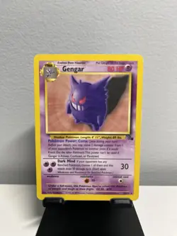 Pokemon TCG Gengar Rare Fossil Set 20/62 WOTC Vintage 1999 LP/HP - Image 1