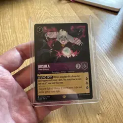 59/204 URSULA POWER HUNGRY THE FIRST CHAPTER LEGENDARY DISNEY LORCANA CARD - Image 1