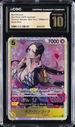 2025 ONE PIECE PREMIUM BOOSTER: #PRB02-017 BOA HANCOCK CGC 10 PRISTINE - Image 1