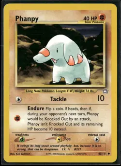 Pokemon - Phanpy 43/111 Neo Genesis LP - Image 1