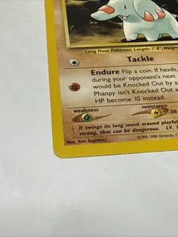 Phanpy Neo Genesis - LP - English 43/111 Original Owner - Image 3