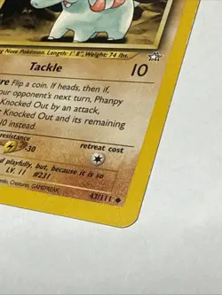 Phanpy Neo Genesis - LP - English 43/111 Original Owner - Image 4