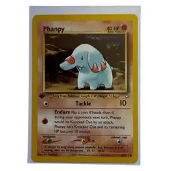 Pokemon Phanpy 1st Edition 43/111 Neo Genesis WOTC Pokemon Uncommon Card NM-MT - Image 1